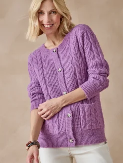 Clearance Gilet en maille fantaisie Femme Gilet