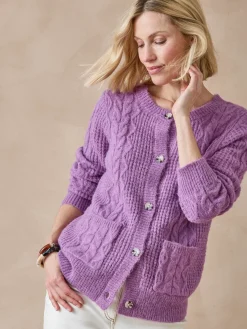 Clearance Gilet en maille fantaisie Femme Gilet