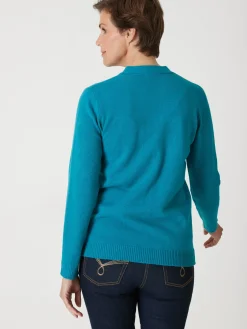 Clearance Gilet intemporel manches longues Femme Gilet