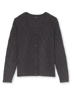 Hot Gilet maille fantaisie Femme Gilet