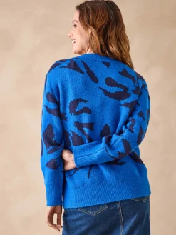 New Gilet maille jacquard Femme Gilet