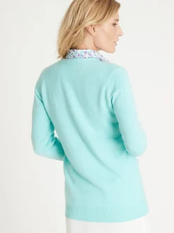 Sale Gilet manches longues point ajouré Femme Gilet