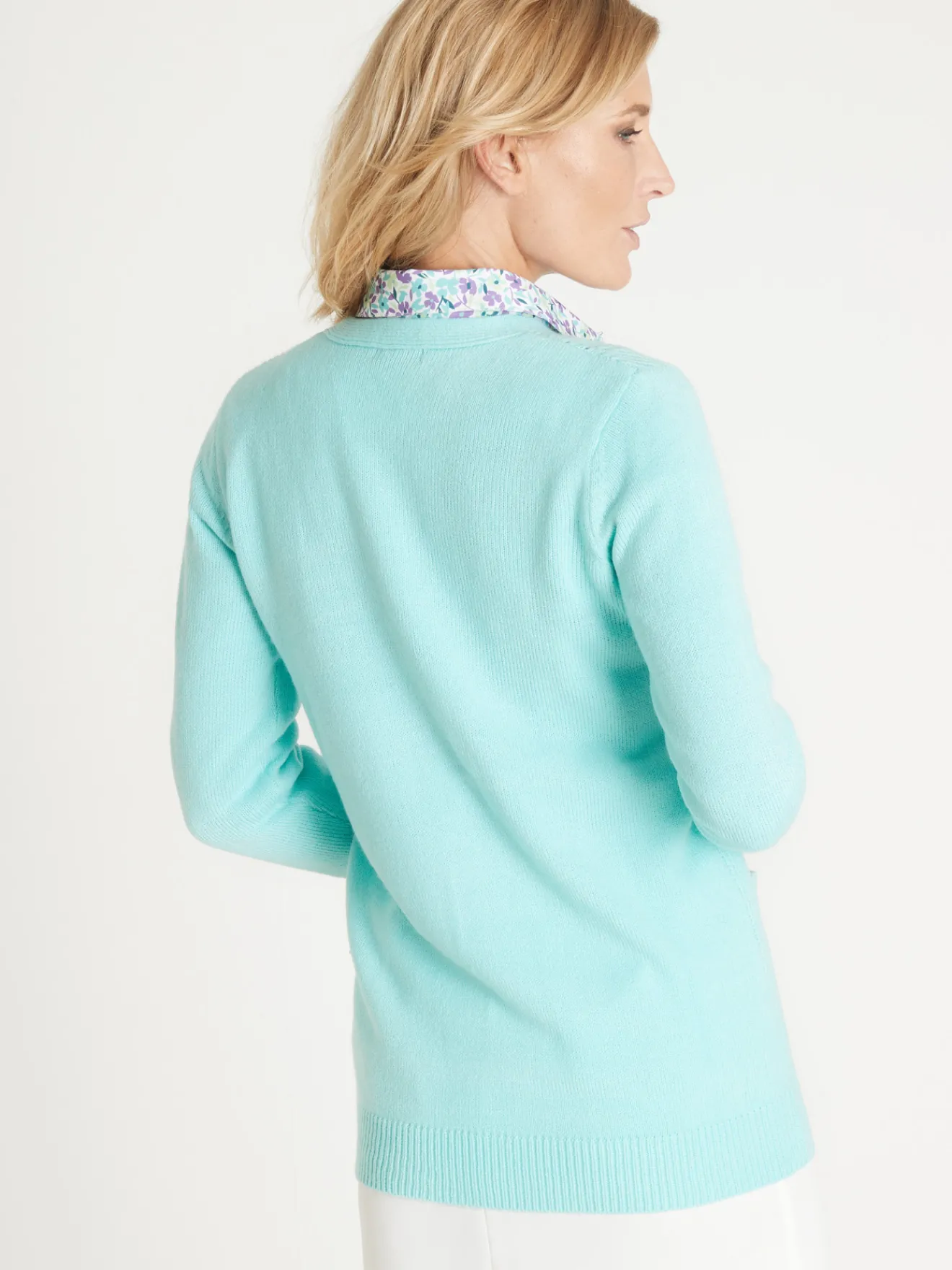 Sale Gilet manches longues point ajouré Femme Gilet