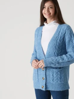 GIlet torsadé Femme Gilet