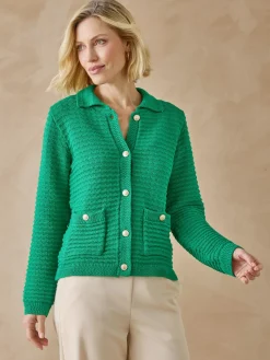 Online Gilet veste col polo Femme Gilet