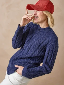 Outlet Gilet zippé col montant avec laine Femme Gilet