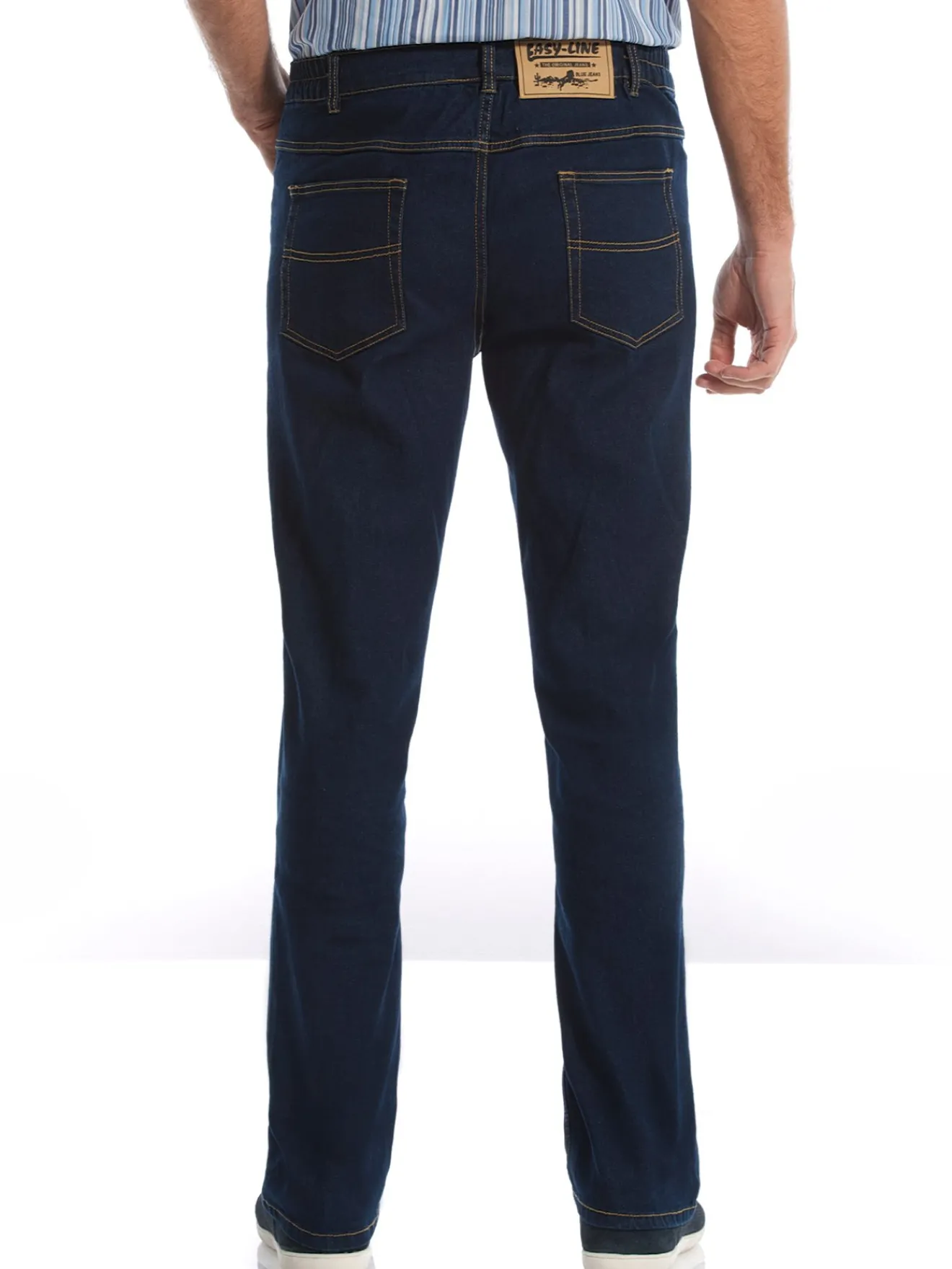 Discount Jean droit extensible élastiqué Homme Pantalon|Jean