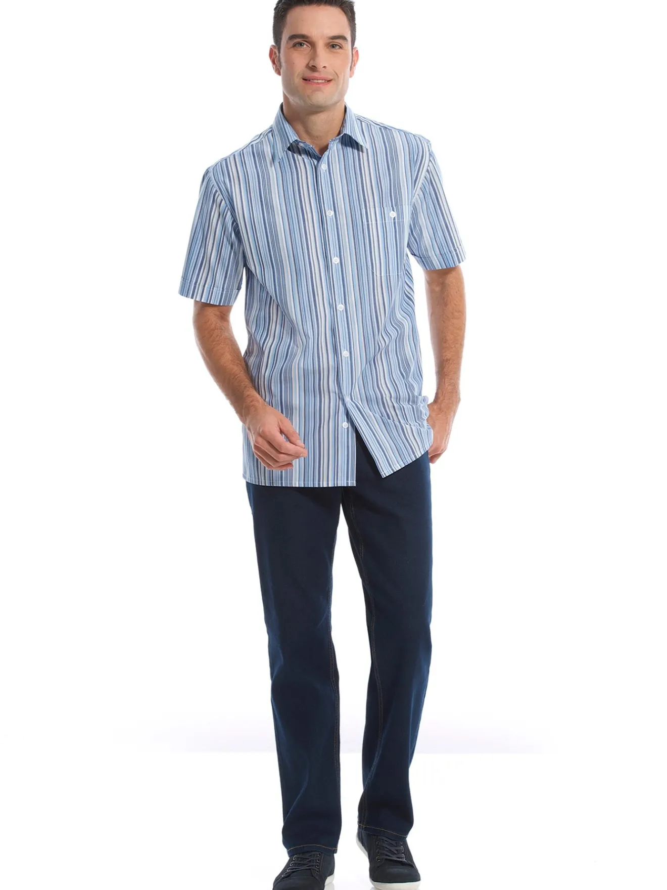 Discount Jean droit extensible élastiqué Homme Pantalon|Jean