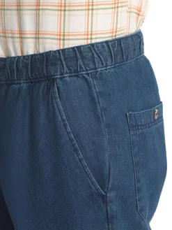 Hot Jean droit pur coton taille élastiquée Homme Pantalon|Jean