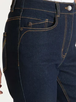 Online Jean droit taille haute stretch Femme Jean|Pantalon