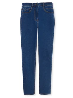 Jean droit taille haute stretch Femme Jean|Pantalon