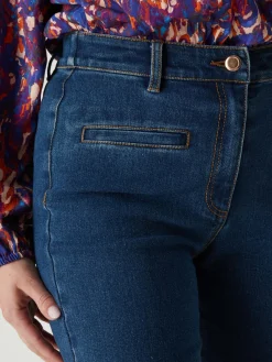 Discount Jean élastiqué bas évasé stature -1.60 m Femme Jean|Pantalon