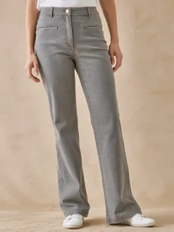 Discount Jean élastiqué bas évasé stature +1.60m Femme Jean|Pantalon