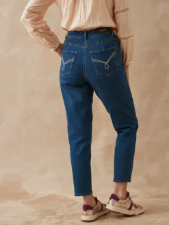 Sale Jean 7/8ème coupe Mom Femme Jean|Pantalon