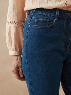 Sale Jean 7/8ème coupe Mom Femme Jean|Pantalon