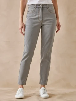 Sale Jean 7/8ème taille haute Femme Jean|Pantalon