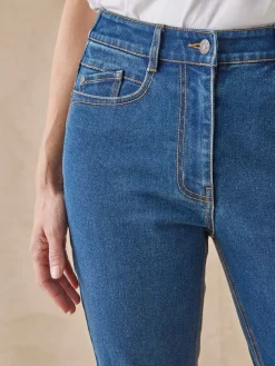 Sale Jean 7/8ème taille haute Femme Jean|Pantalon