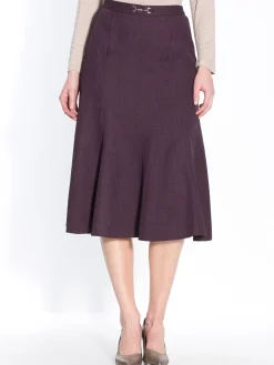 New Jupe à panneaux hanches larges Femme Jupe