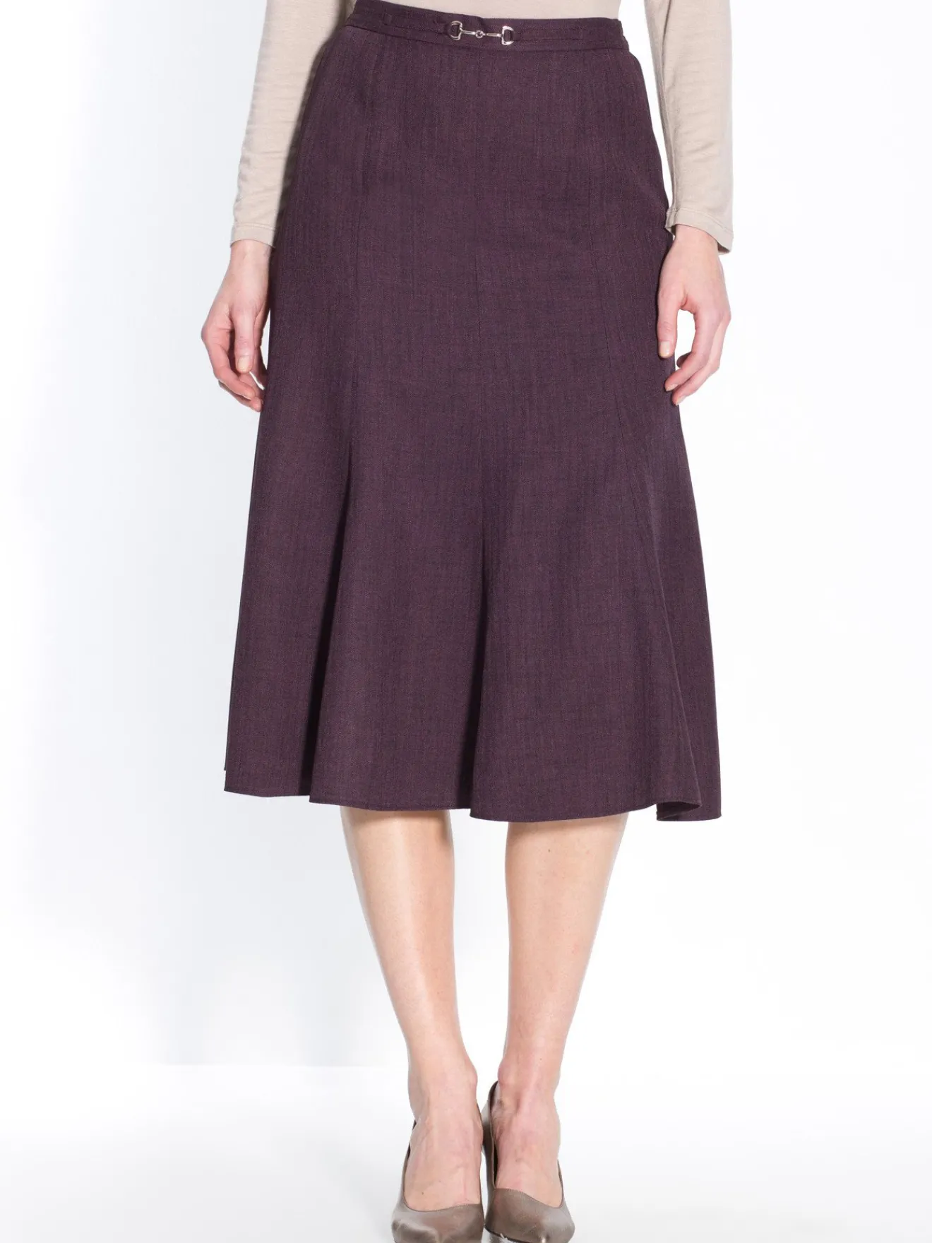 New Jupe à panneaux hanches larges Femme Jupe