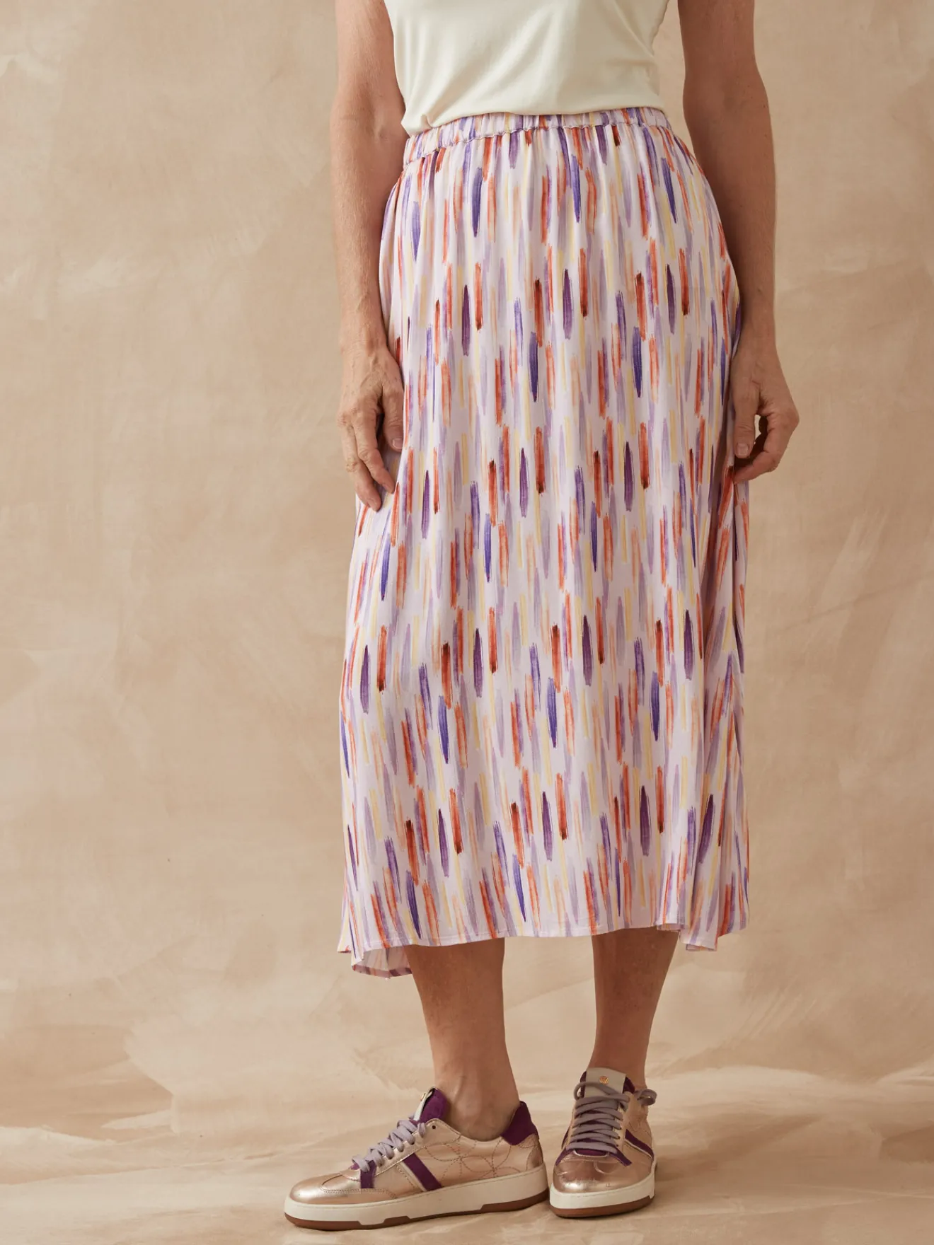 Clearance Jupe ample fluide Femme Jupe