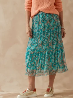 Sale Jupe au plissé permanent Femme Jupe