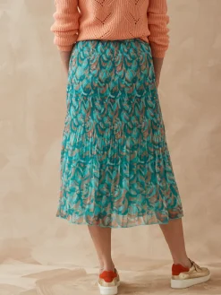 Sale Jupe au plissé permanent Femme Jupe