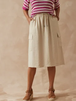 Clearance Jupe cargo élastiquée Femme Jupe