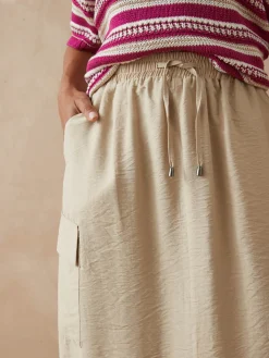 Clearance Jupe cargo élastiquée Femme Jupe