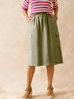 Best Jupe cargo élastiquée Femme Jupe