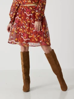 Hot Jupe courte en voile Femme Jupe