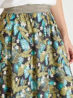 Discount Jupe courte entièrement élastiquée Femme Jupe