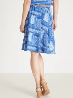 Online Jupe courte entièrement élastiquée Femme Jupe