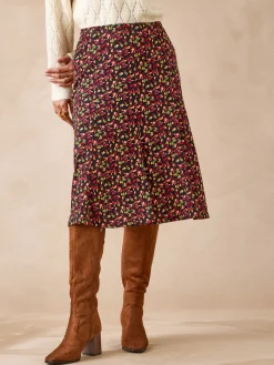 Sale Jupe en maille, entièrement élastiquée Femme Jupe