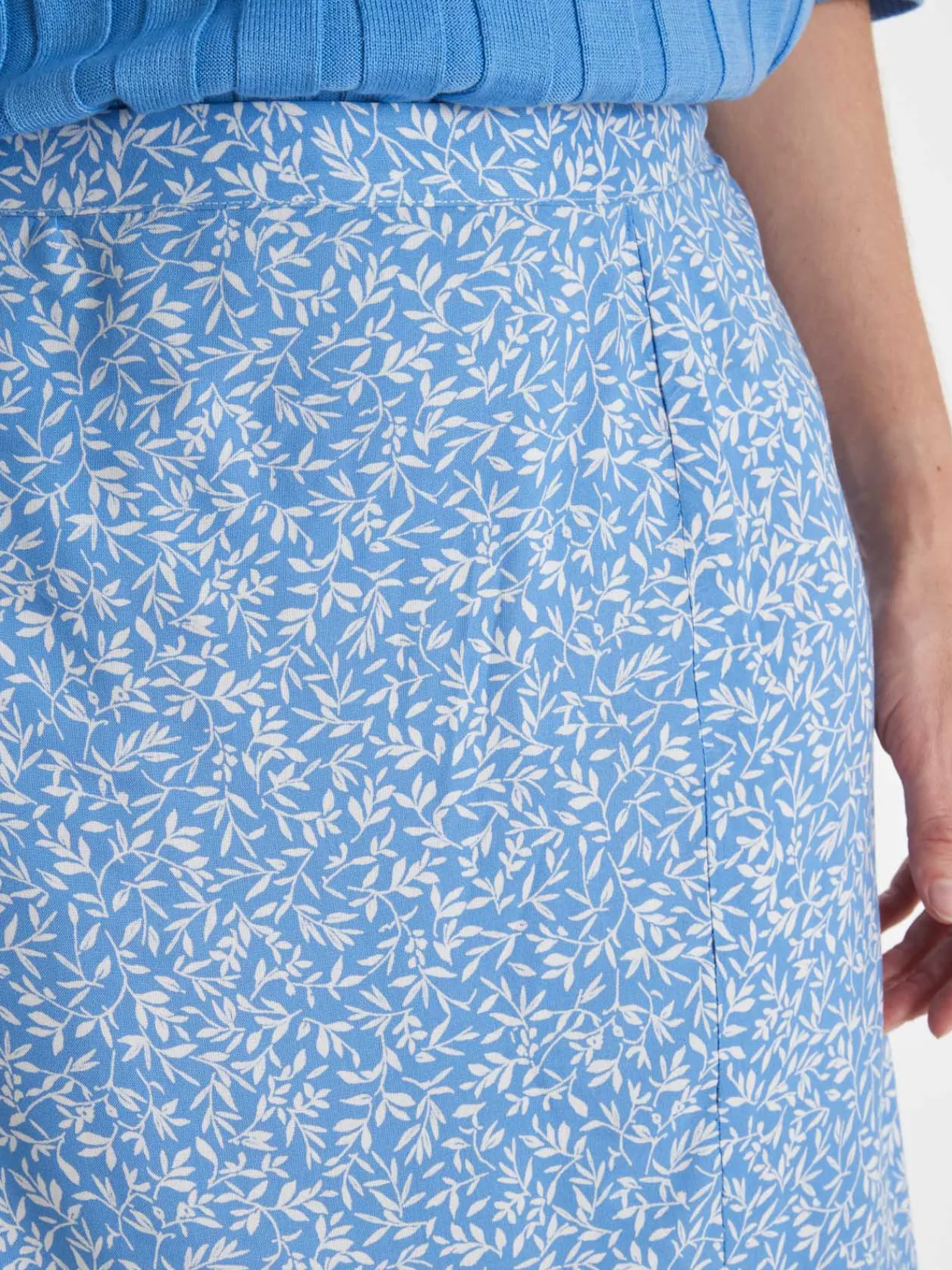 Outlet Jupe fluide élastiquée Femme Jupe