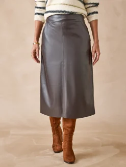 Sale Jupe imitation cuir Femme Jupe