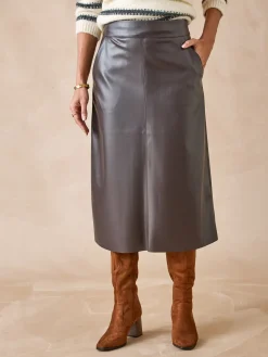 Sale Jupe imitation cuir Femme Jupe