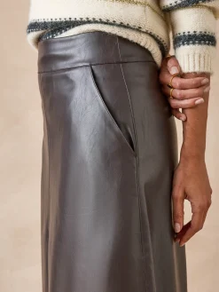 Sale Jupe imitation cuir Femme Jupe