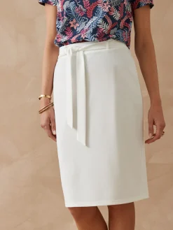 Discount Jupe élastiquée en maille Femme Jupe