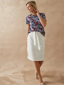 Discount Jupe élastiquée en maille Femme Jupe