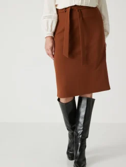 Hot Jupe élastiquée en maille Femme Jupe