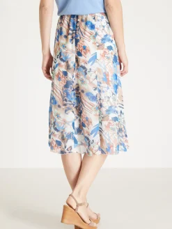 Clearance Jupe élastiquée évasée Femme Jupe