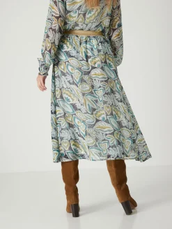 Clearance Jupe longue en voile Femme Jupe