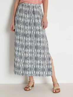 Outlet Jupe longue élastiquée "tie and dye" Femme Jupe