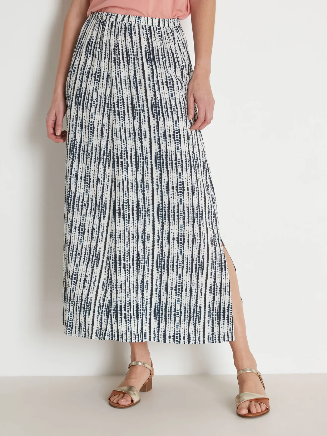 Outlet Jupe longue élastiquée "tie and dye" Femme Jupe