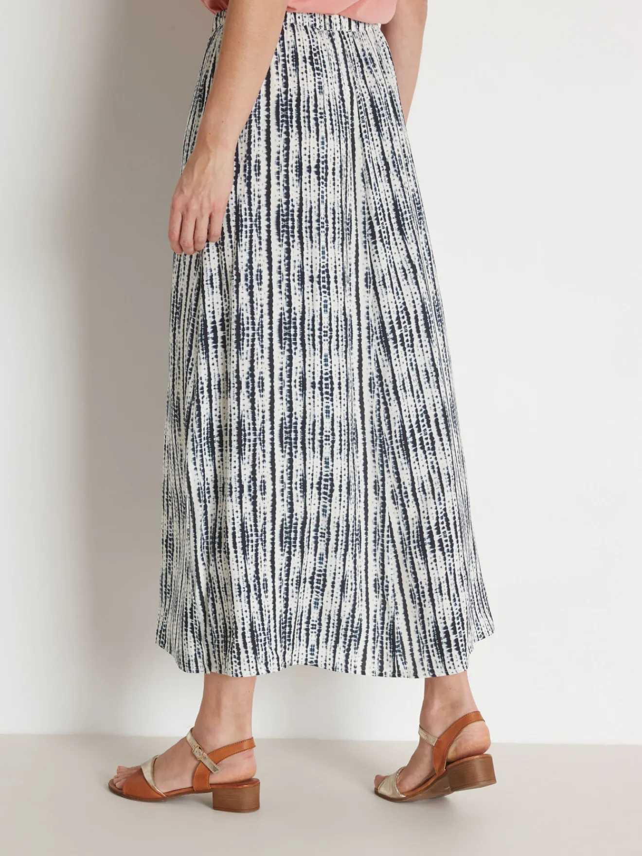 Outlet Jupe longue élastiquée "tie and dye" Femme Jupe