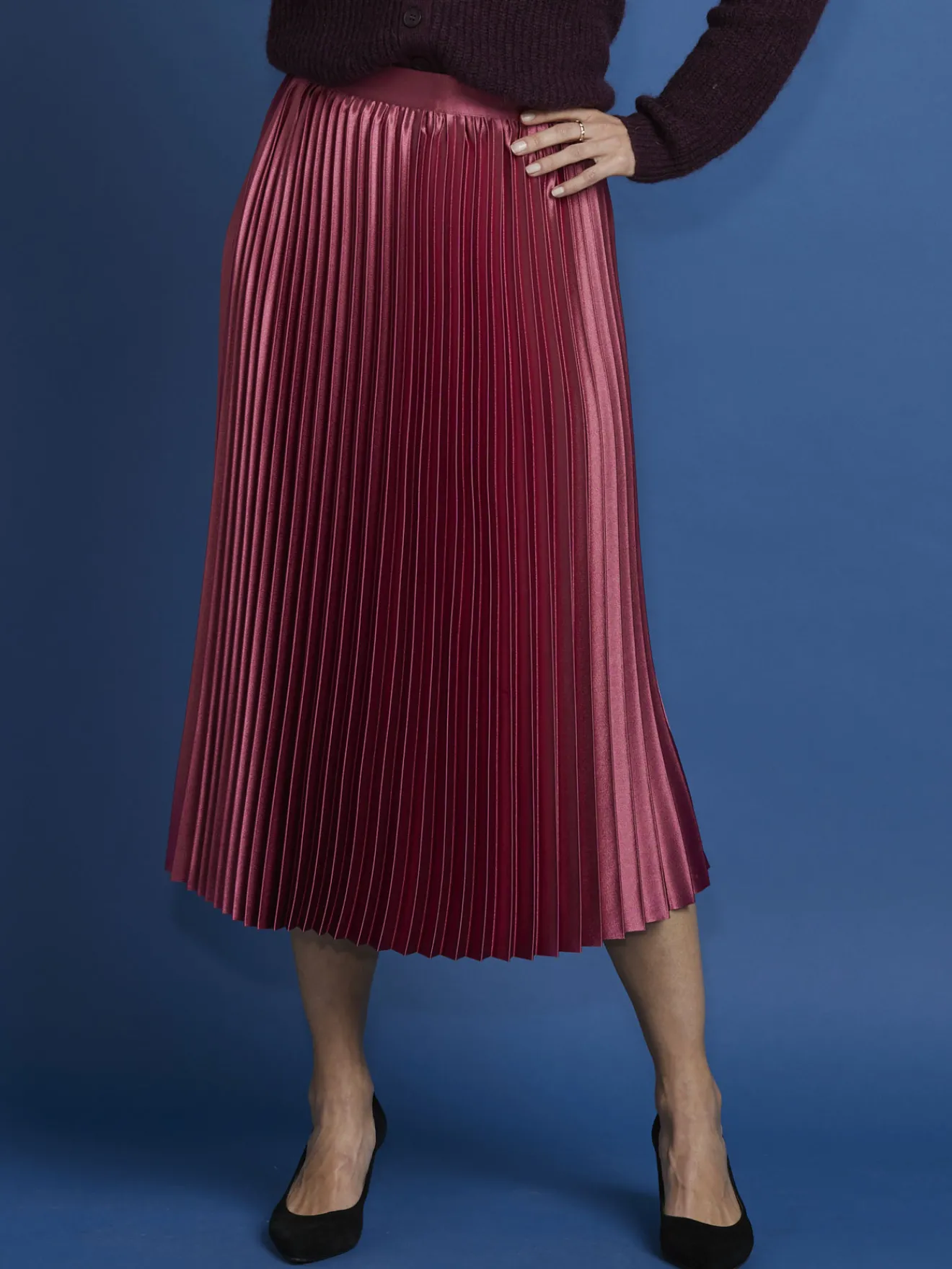 Outlet Jupe longue plissée Femme Jupe