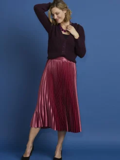 Outlet Jupe longue plissée Femme Jupe