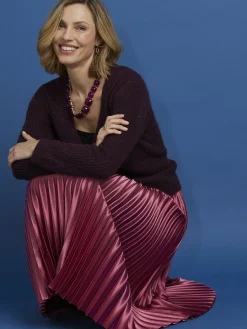 Outlet Jupe longue plissée Femme Jupe