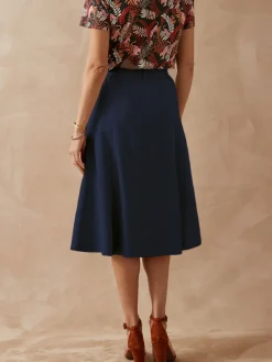 Sale Jupe mi-longue évasée Femme Jupe