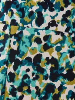 Outlet Jupe évasée en maille crêpe Femme Jupe